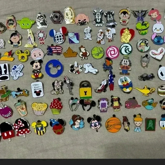 Disney Accessories - 25 Disney Pins - Authentic Collection, All One of a Kind